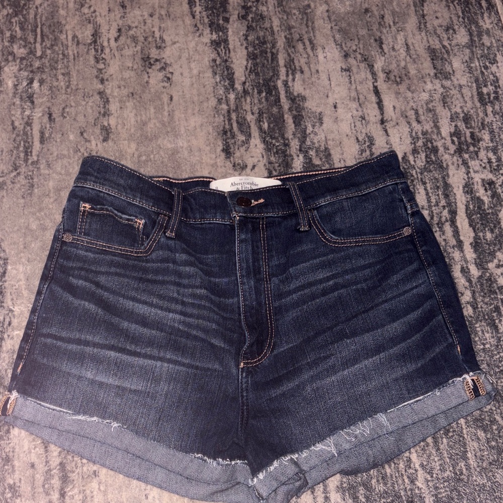 Abercrombie & Fitch Indigo Jean Shorts